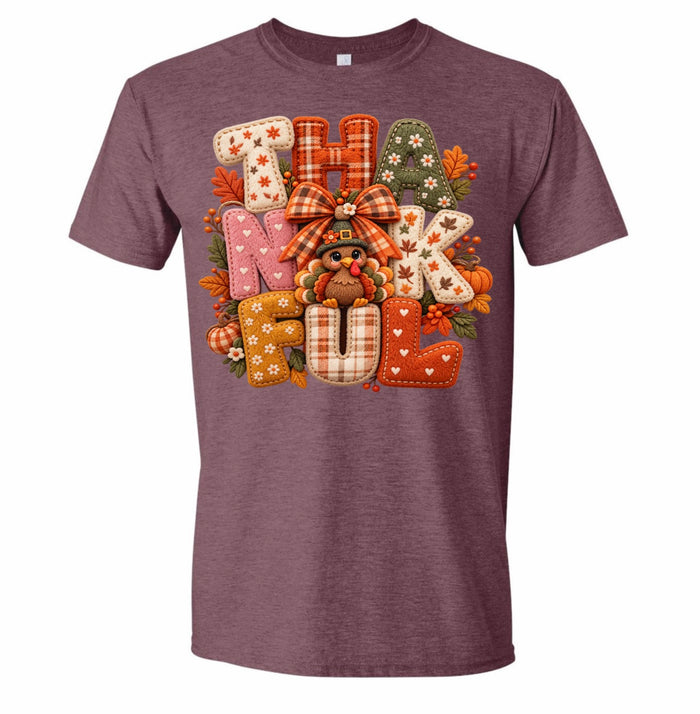Thankful Turkey Fall Graphic Tee