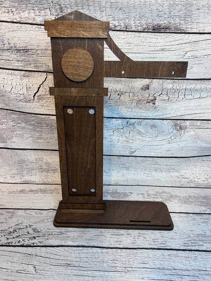 Wood seasonal interchangeable post