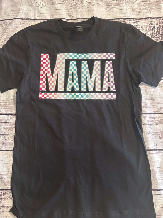 Checkered Mama Shirt
